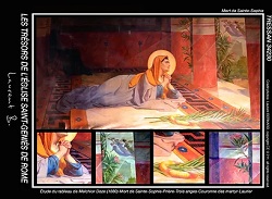 Eglise de Tressan tableau Ste Sophie